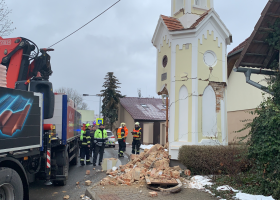 Zvonička z roku 1885 musela po nehodě k zemi, rozhodl tak statik