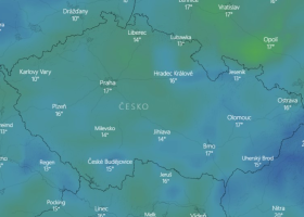 Ve čtvrtek klesne ranní teplota až k nule, přichází studená fronta