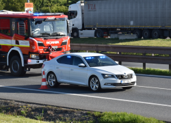 Hromadná nehoda na dálnici D10