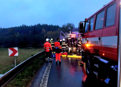 vážná dopravní nehoda na Písecku