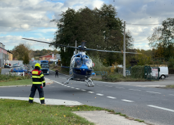 tragická srážka vlaku a auta