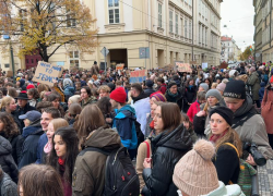 Studenti dorazily před MŠMT