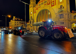 Protest zemědělců v Praze