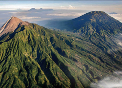 Merapi v klidu