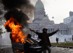 Protesty v Argentině