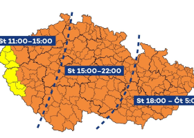 Meteorologové varují před bouřkami