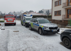 Policisté na místě činu